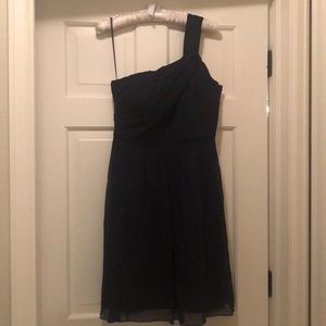 J. Crew Navy Bridesmaid Dress